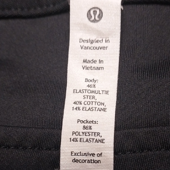 Lululemon Women's City Sleek 5-Pocket High-Rise Wide-Leg Pant Size 33/31 Black - Picture 2 of 8